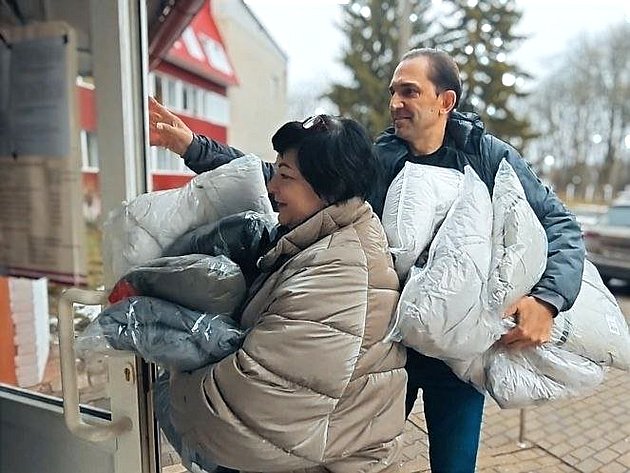 Доставлен очередной гуманитарный груз в пункты временного размещения в Курскую и Белгородскую области