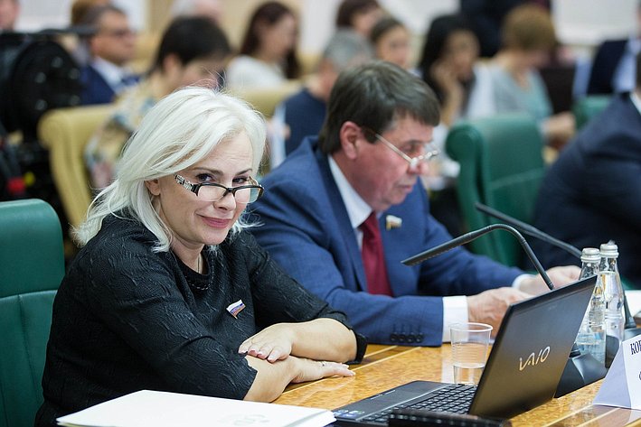 О. Ковитиди Заседание Комитета Совета Федерации по бюджету и финансовым рынкам