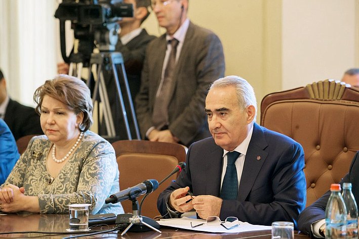 Встреча В. Матвиенко с Председателем Национального Собрания Республики Армения Г. Саакяном