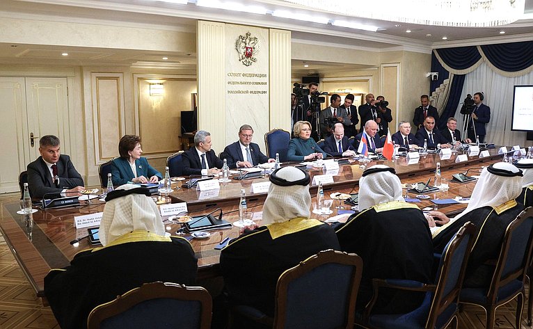 Встреча Председателя Совета Федерации Валентины Матвиенко и Короля Бахрейна Хамада Бен Исы Аль-Халифы