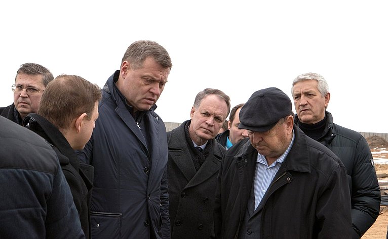 Александр Башкин принял участие в рабочей поездке губернатора Астраханской области Игоря Бабушкина в Харабалинский район