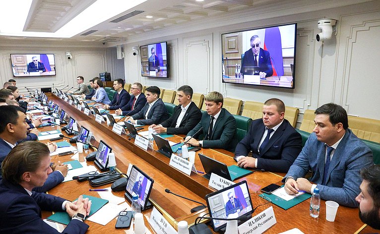 Заседание Палаты молодых законодателей при Совете Федерации