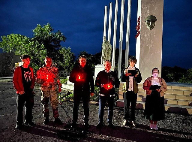 Игорь Мурог в рамках региональной недели провел в Ряжском округе мероприятия, посвященные Дню памяти и скорби