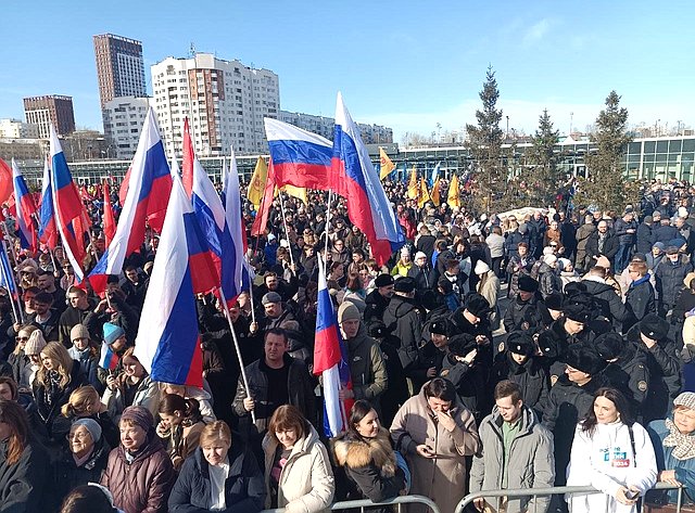 Виктор Шептий принял участие в торжественном митинге-концерте «Крымская весна»