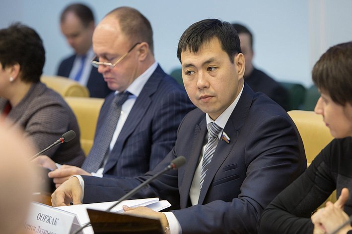 М. Ооржак Заседание Комитета Совета Федерации по социальной политике