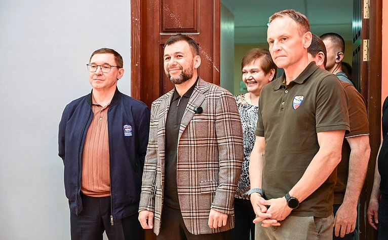 Рабочая поездка первого заместителя Председателя Совета Федерации Владимира Якушева в Донецкую Народную Республику