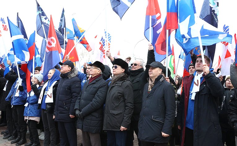 Фарит Мухаметшин в Самаре принял участие в митинг-концерте «Вместе — За Россию!»