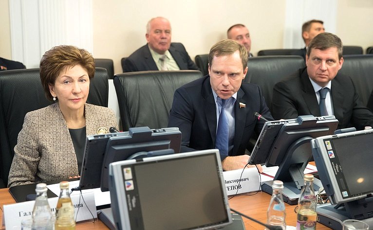Встреча Г. Кареловой и А. Кутепова с членами делегации VIII Международных парламентских игр