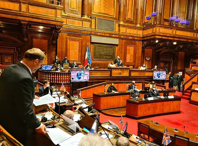 Константин Косачев выступил в ходе второй сессии Конференции председателей парламентов стран «Группы двадцати» в Риме