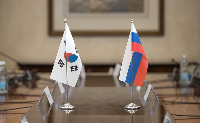 Встреча Валентины Матвиенко с Председателем Национального собрания Республики Корея Мун Хи Саном