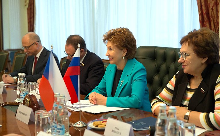 Встреча Г. Кареловой с заместителем Председателя Сената Парламента Чешской Республики М. Горской