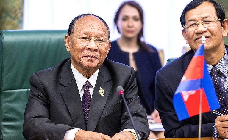 Председатель Национальной Ассамблеи Камбоджи Хенг Самрин