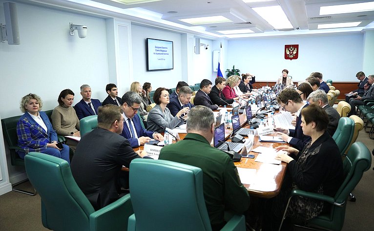 Заседание Комитета Совета Федерации по социальной политике