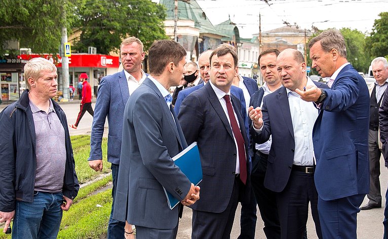 Андрей Яцкин посетил Таганрог в рамках рабочей поездки в Ростовскую область