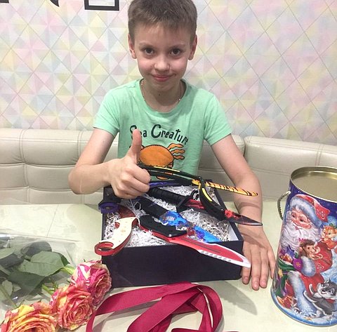 Олег Алексеев исполнил желание мальчика из Энгельса Саратовской области