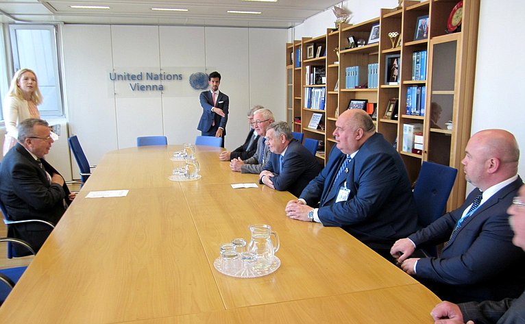 Встреча с заместителем Генсека ООН, исполнительным директором Управления ООН по наркотикам и преступности Юрием Федотовым