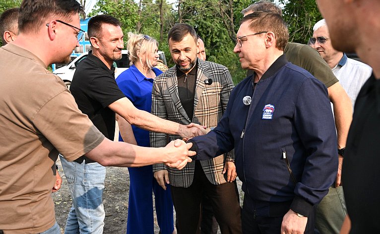 Рабочая поездка первого заместителя Председателя Совета Федерации Владимира Якушева в Донецкую Народную Республику