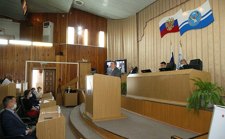 Владимир Полетаев принял участие в очередной сессии Государственного Собрания — Эл Курултай Республики Алтай