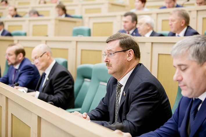 374-е заседание Совета Федерации Косачев