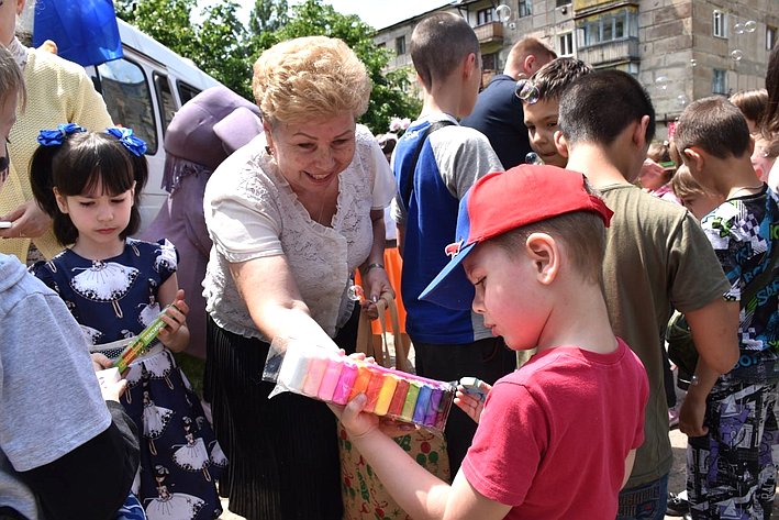 Ольга Бас приняла участие в мероприятии «День защиты детей»