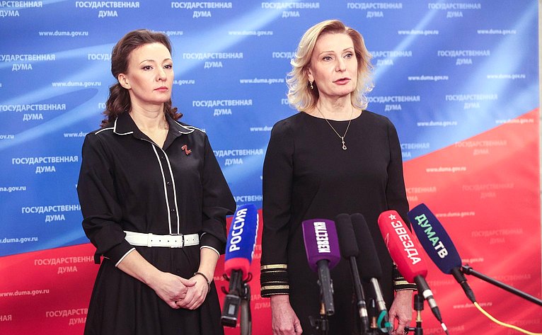 Пресс-подход по итогам заседания Парламентской комиссии по расследованию преступных действий в отношении несовершеннолетних со стороны киевского режима