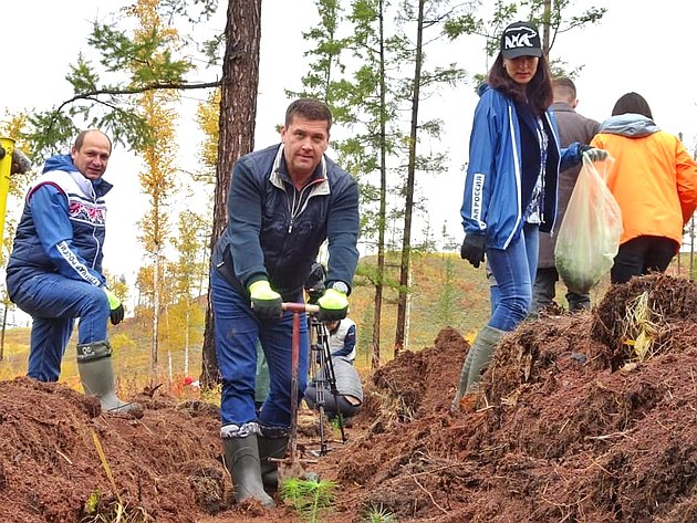 Андрей Чернышев принял участие во Всероссийской акции «Сохраним лес»