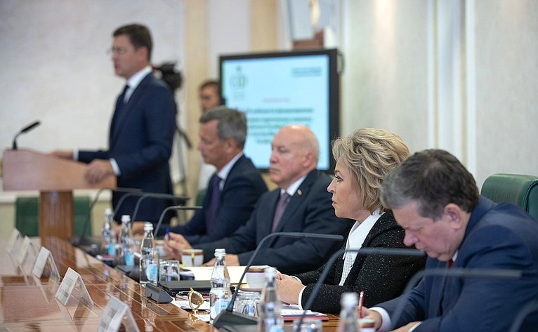Встреча членов СФ с Министром энергетики РФ Александром Новаком