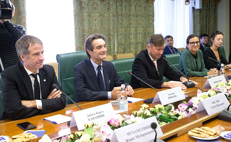 Встреча С. Кисляка с Президентом Ломбардии (Италия) А. Фонтаной