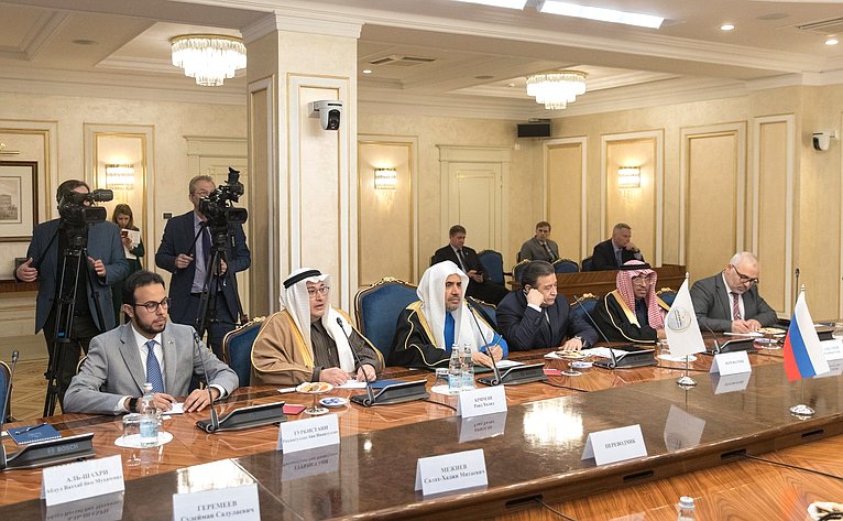 Встреча В. Матвиенко с Генеральным секретарем Всемирной исламской лиги