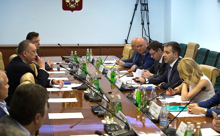 Заседание Временной комиссии Совета Федерации по вопросам подготовки и проведения в 2018 году в Российской Федерации чемпионата мира по футболу