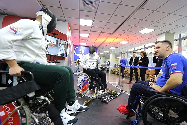 Оксана Хлякина приняла участие в открытии образовательно-демонстрационного центра по паралимпийским видам спорта в Москве