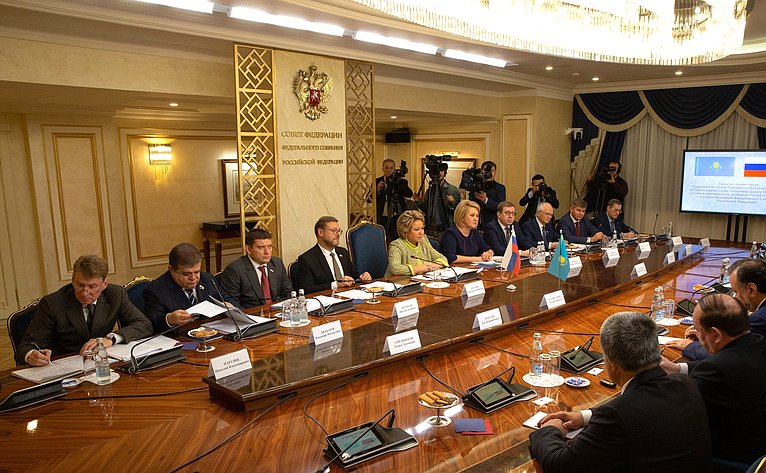 Встреча В. Матвиенко с Председателем Сената Парламента Республики Казахстан Д. Назарбаевой