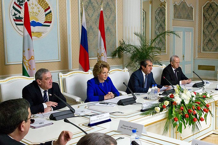 Визит делегации Совета Федерации во главе с В. Матвиенко  в Таджикистан В. Штыров 5