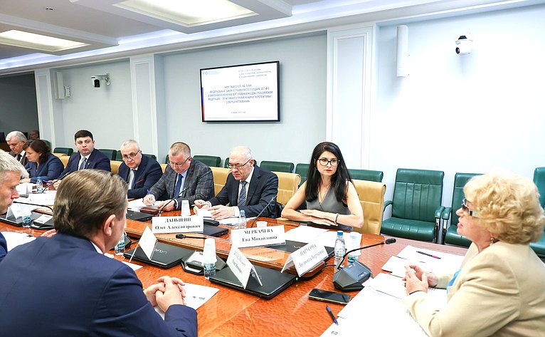 Круглый стол Комитета СФ по конституционному законодательству и государственному строительству на тему «Федеральный закон от 14 июля 2022 года № 307-ФЗ «О внесении изменений в Уголовный кодекс РФ»: практика его применения и перспективы совершенствования»