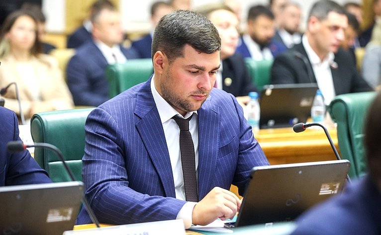 Заседание Палаты молодых законодателей при Совете Федерации