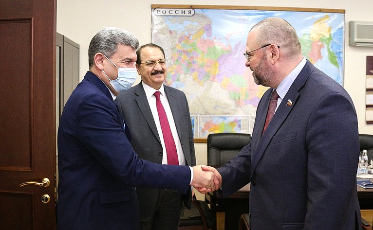 Встреча Олега Мельниченко с делегацией Сирийской Арабской Республики