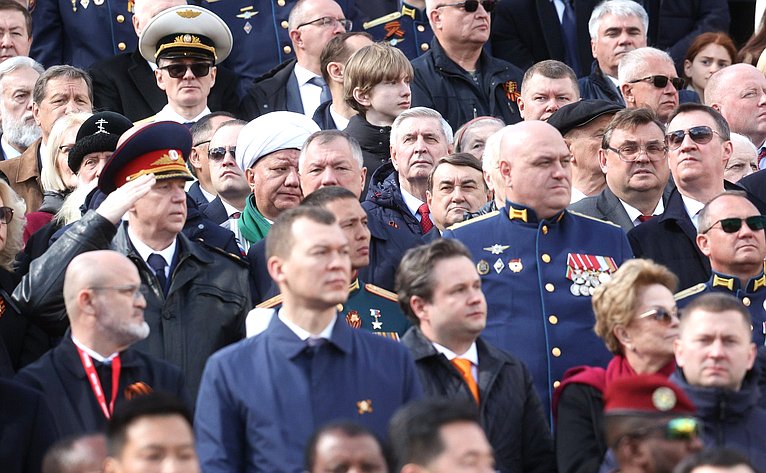 Председатель Совета Федерации Валентина Матвиенко присутствовала на военном параде в ознаменование 80-й годовщины Великой Победы