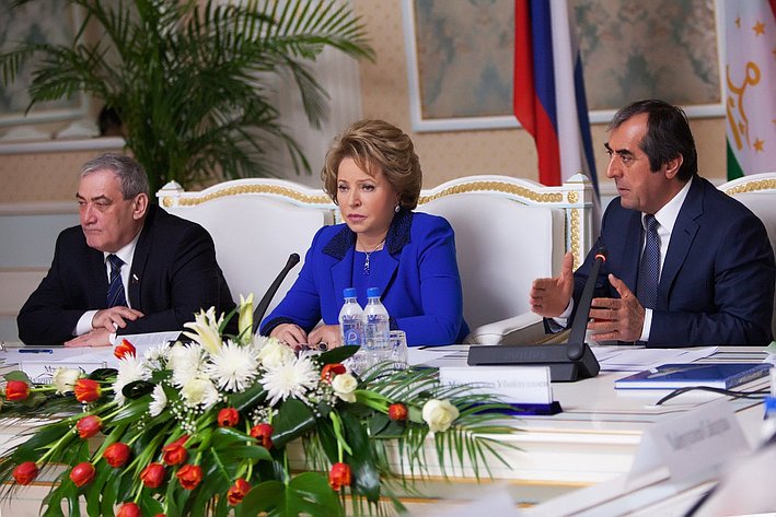 Визит делегации Совета Федерации во главе с Председателем СФ В. Матвиенко  в Таджикистан 15