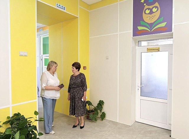 Екатерина Алтабаева посетила среднюю общеобразовательную школе № 47 им. М.П. Ситко