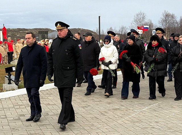 Лариса Круглова приняла участие в торжественной церемонии захоронения останков 42 советских воинов, погибших в годы Великой Отечественной войны