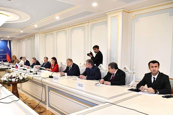 12-е заседание Комиссии по сотрудничеству Совета Федерации ФС РФ и Маджлиси милли Маджлиси Оли Республики Таджикистан