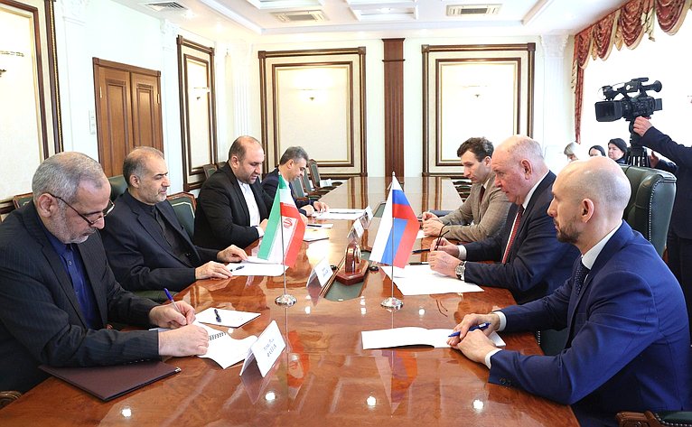 Григорий Карасин провел встречу с Чрезвычайным и Полномочным Послом Исламской Республики Иран в РФ Каземом Джалали