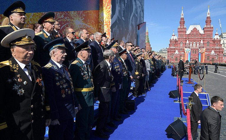 Военный парад по случаю 73-й годовщины Победы в Великой Отечественной войне