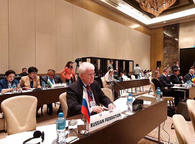 Владимир Чижов принял участие в работе конференции, организованной Милли Меджлисом Азербайджана и Парламентской ассамблеей ОБСЕ в г. Баку