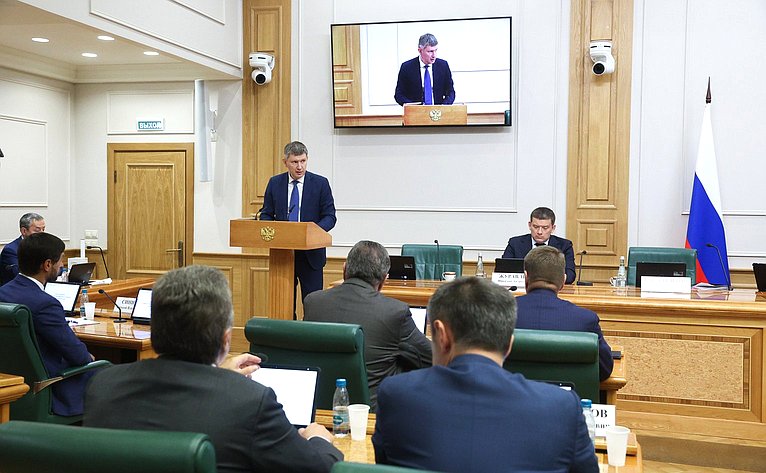 Встреча сенаторов Российской Федерации с Министром экономического развития РФ Максимом Решетниковым в формате «Открытого диалога»