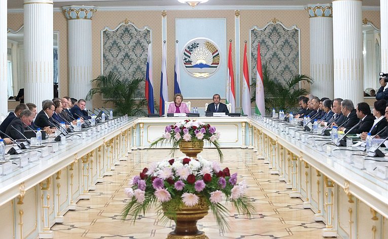 Открытие V Межпарламентского форума «Россия – Таджикистан: потенциал межрегионального сотрудничества» в Душанбе