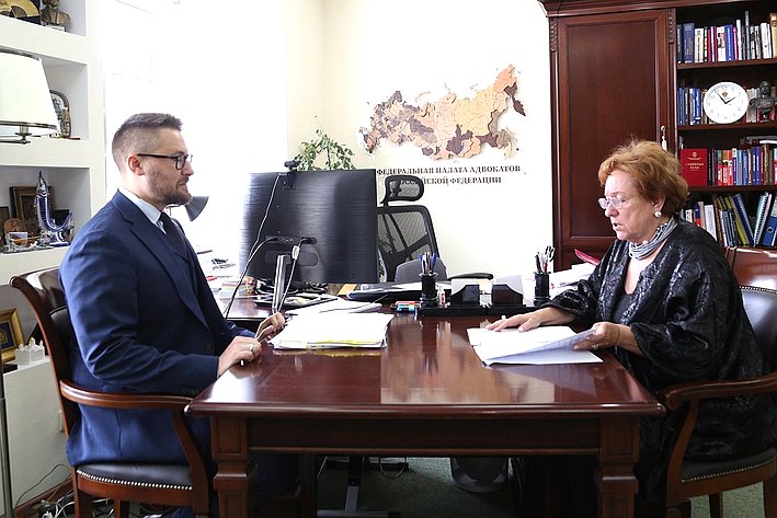 Руслан Смашнев провел рабочую встречу с президентом ФПА Российской Федерации Светланой Володиной
