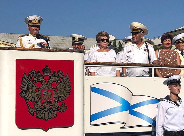Екатерина Алтабаева поздравила курсантов Черноморского высшего военно-морского училища имени П.С. Нахимова с принятием присяги