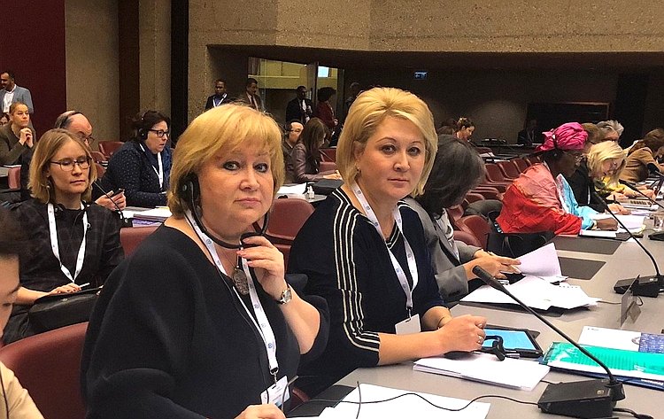 Л. Гумерова выступила на заседании Постоянного комитета по вопросам устойчивого развития, финансов и торговли Межпарламентского союза