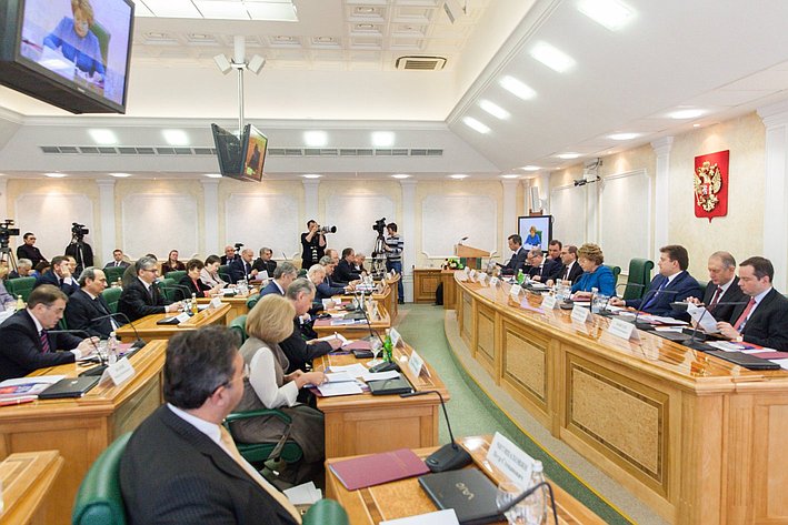 В. Матвиенко Заседание Межрегионального банковского совета при СФ 2